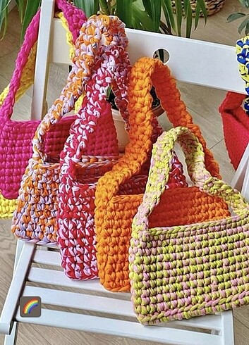 Pinterest örgü Çanta