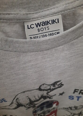 10 Yaş Beden gri Renk Lc Waikiki Sweat