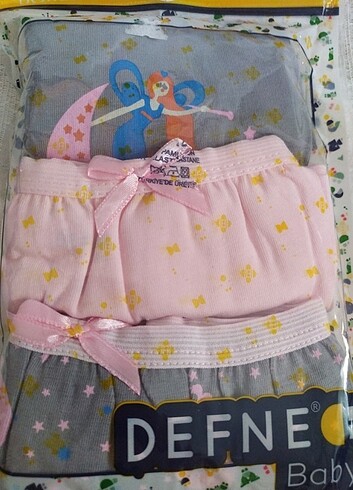 Defne Baby Marka 3Lu Kız Çocuk Boxer - Görsel 3