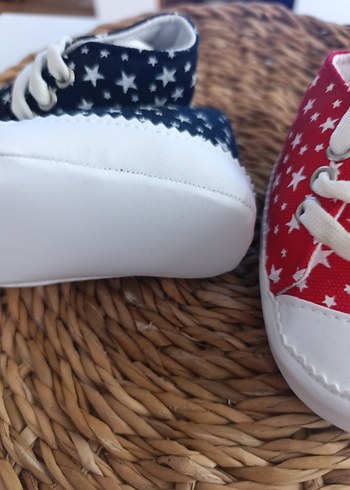 Bebek İlk Adım Ayakkabısı Renkli Desenli - Görsel 5