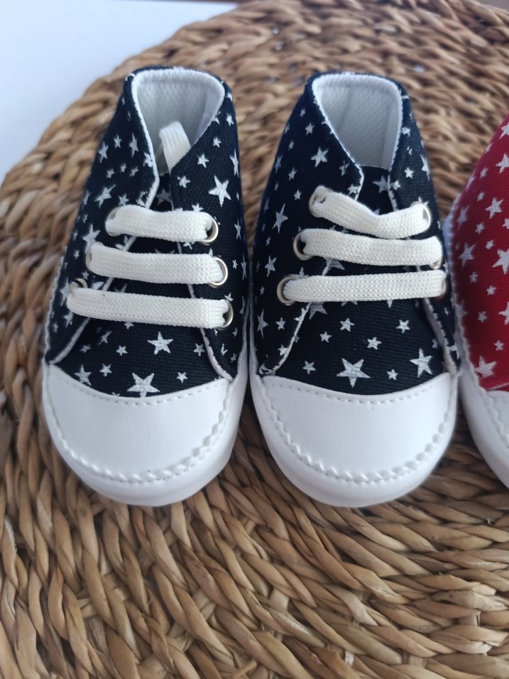 Bebek İlk Adım Ayakkabısı Renkli Desenli - Görsel 3