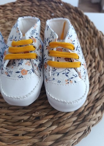 2Li Çiçek Desenli İlk Adım Ayakkabısı - Görsel 6