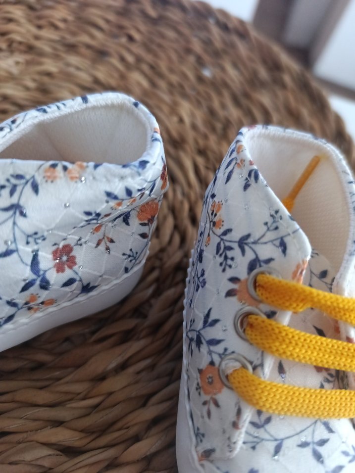 2Li Çiçek Desenli İlk Adım Ayakkabısı - Görsel 5