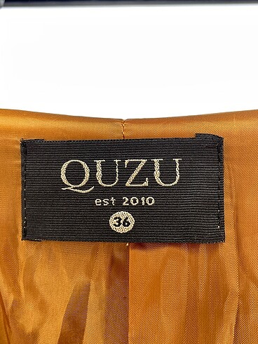 36 Beden kahverengi Renk Quzu Blazer %70 İndirimli.