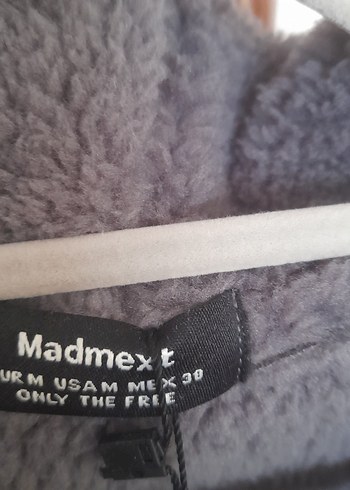 Gri  Kadın Midi Ceket Kürklü - Görsel 4