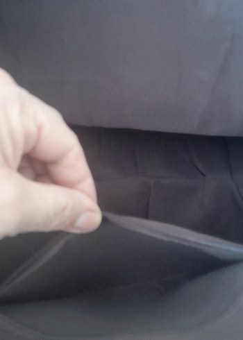 Kahverengi Süet Tokalı Kadın Çantası - Görsel 5