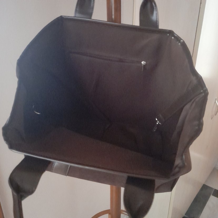 Kahverengi Süet Tokalı Kadın Çantası - Görsel 4