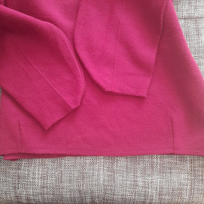 Bordo Kadın Boğazlı Yün Kazak - Görsel 3