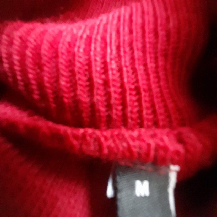 Bordo Kadın Boğazlı Yün Kazak - Görsel 4