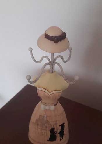 Pembe Pastel Figürin Takı Askısı - Görsel 2