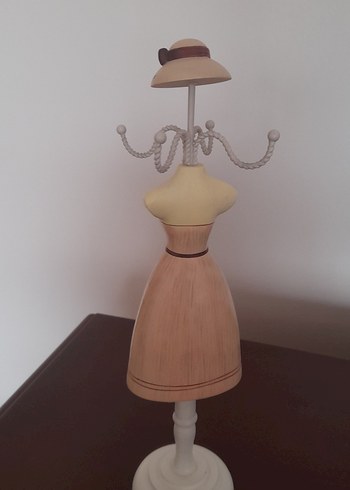 Pembe Pastel Figürin Takı Askısı - Görsel 3