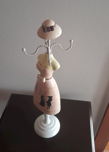 Pembe Pastel Figürin Takı Askısı - Görsel 4