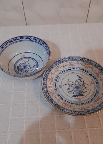 Mavi Desenli Porselen Sosluk - Görsel 3