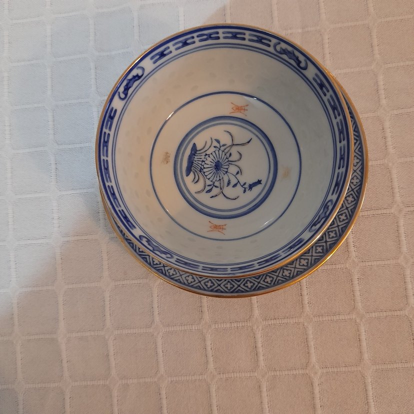 Mavi Desenli Porselen Sosluk - Görsel 2