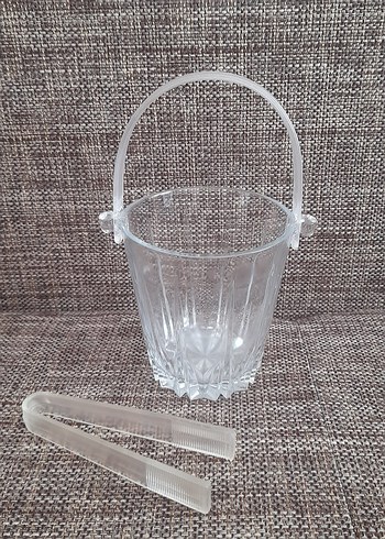 Beyaz Şeffaf Buz Kovası - Görsel 2