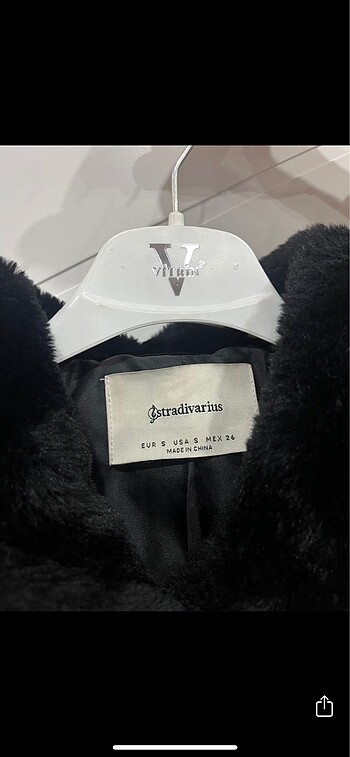Stradivarius Stadivarius siyah kürk
