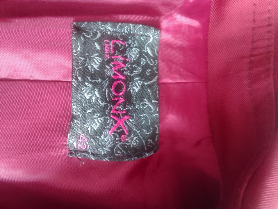 Bordo Düğmeli trençkot - Görsel 3