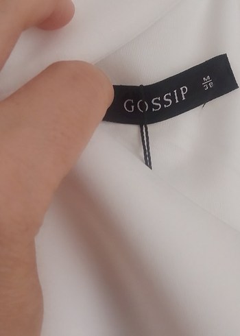 38 Beden beyaz Renk Beyaz Mini Düğün Elbisesi Yüksek Yakalı