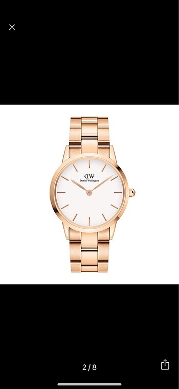 Daniel Wellington Saat 36 mm rosegold