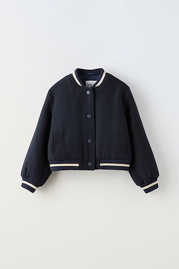 Zara Çizgili Bomber Ceket