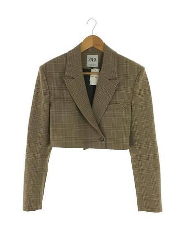 l Beden Zara crop blazer ceket
