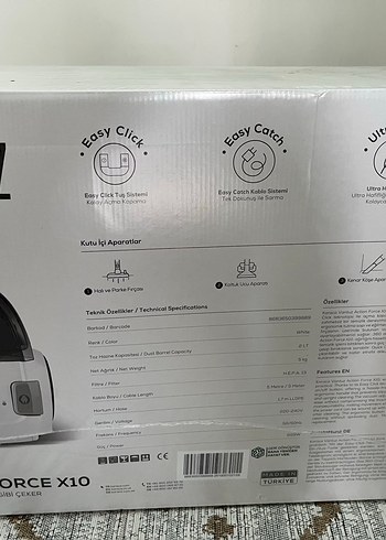  Beden Renk Vantuz elektrikli süpürge r