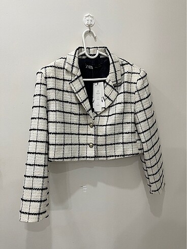 Zara kareli blazer ceket