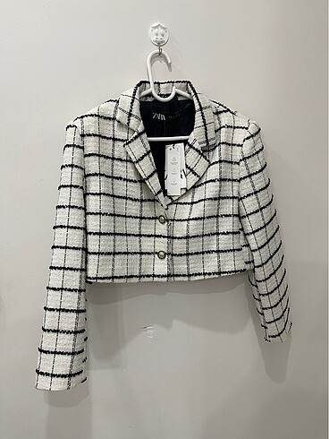 Zara Zara kareli blazer ceket