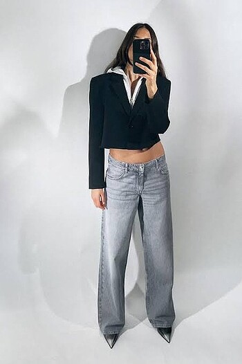 Zara kapüşon detaylı blazer ceket