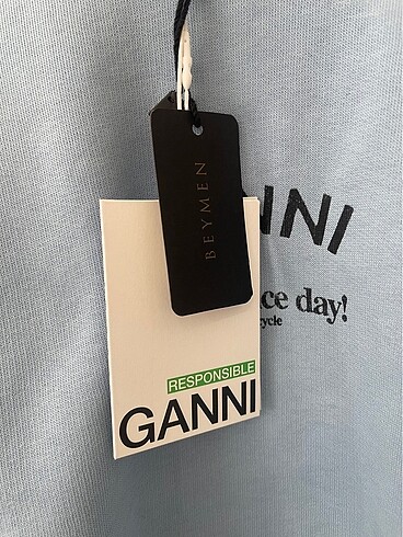 xs Beden mavi Renk Gannı sweatshirt