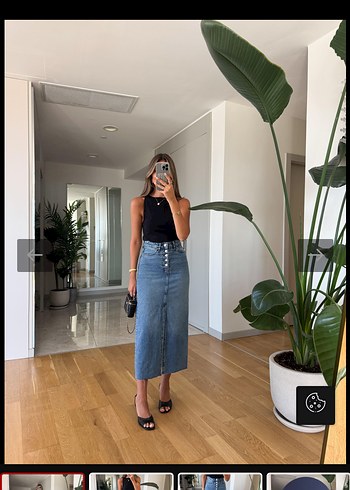 Denim etek
