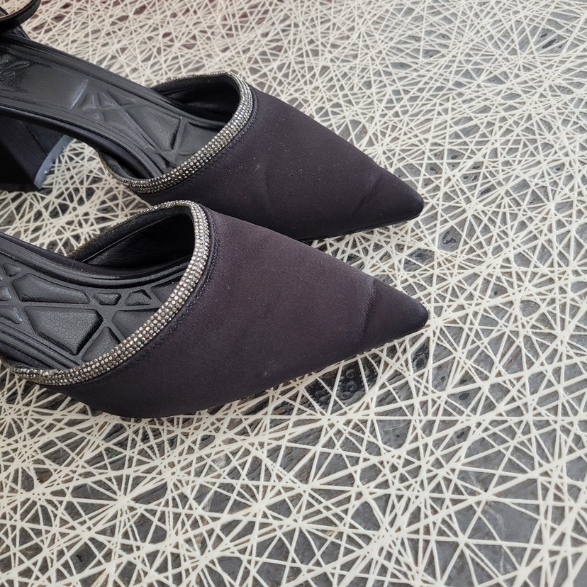 Siyah  Topuklu Kadın Ayakkabı - Görsel 2