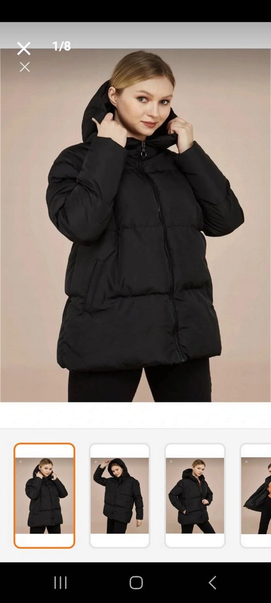 Siyah Kadın Kışlık Mont - Görsel 2