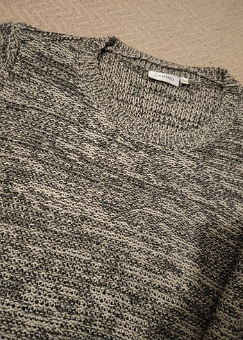 Gri Örgü Kadın Kazak - Görsel 2