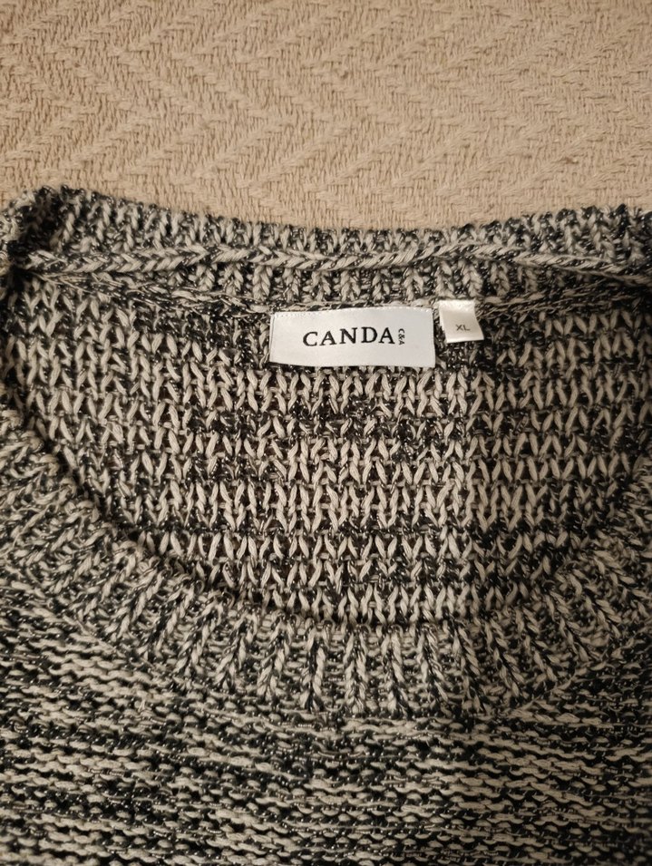 Gri Örgü Kadın Kazak - Görsel 3