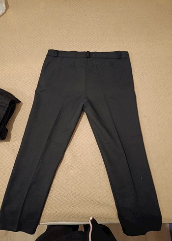 Siyah Kadın Ofis Kumaş Pantolon - Görsel 3