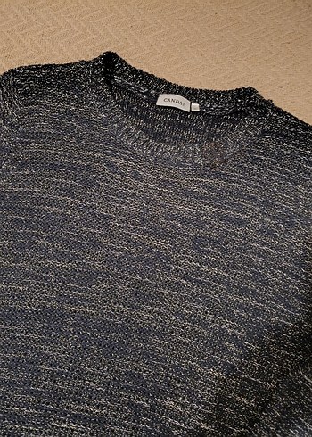 Gri Örgü Kadın Kazak - Görsel 2