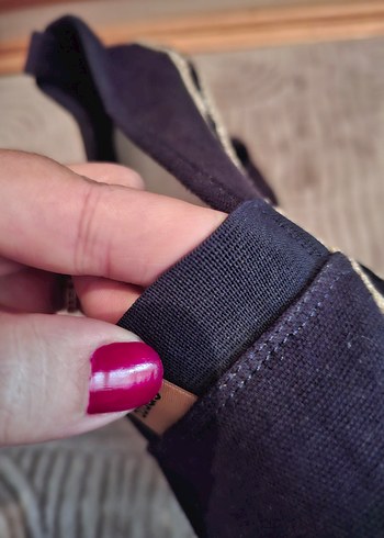 Kadın Mavi Adidas Espadril  Düz Taban - Görsel 3