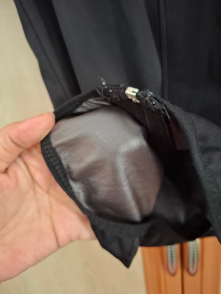 Fermuarlı Siyah sauna Kısa Kollu Kadın Üstü - Görsel 4