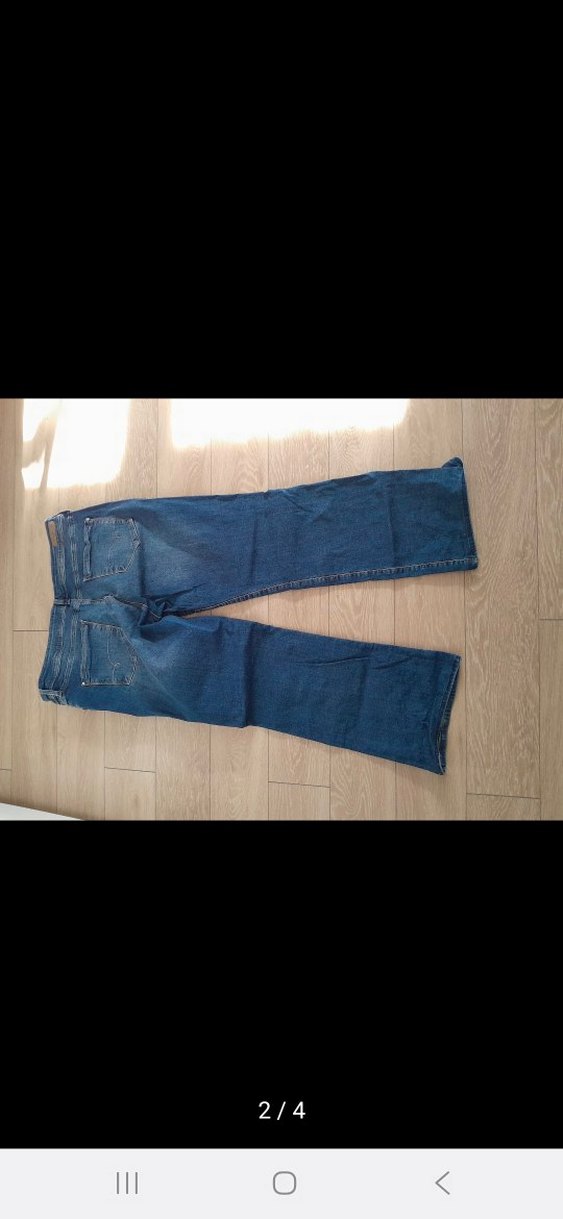 Kadın Mavi marka İspanyol paça pantolon - Görsel 2