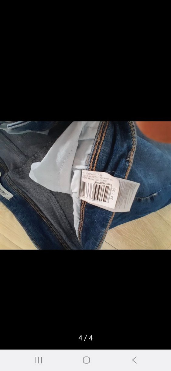 Kadın Mavi marka İspanyol paça pantolon - Görsel 4