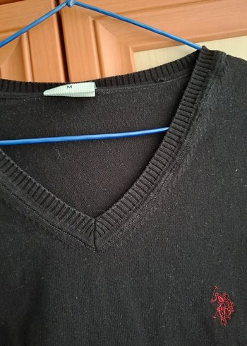 Erkek Siyah V Yaka Triko Kazak - Görsel 2