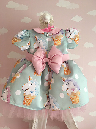 Markasız Ürün Unicorn konsept parti elbise dogum gunu