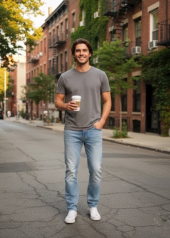 Jack & Jones Erkek Denim Pantolon - Görsel 4