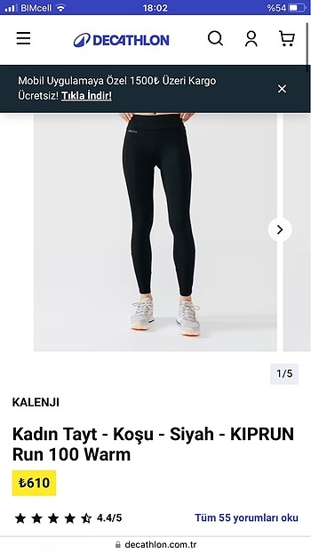 Decathlon decathlon koşu taytı