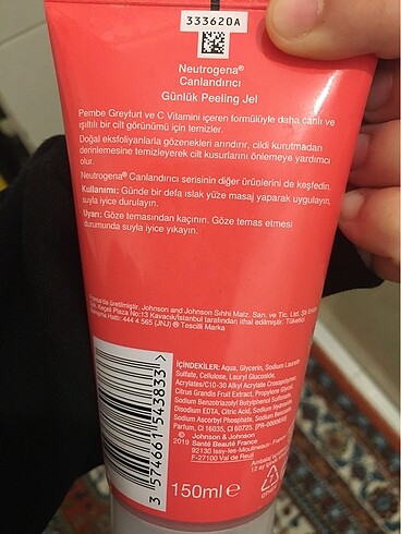 Neutrogena Yüz yıkama jeli