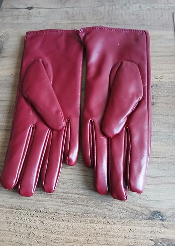 Koton  Bordo Deri Kadın Eldivenleri - Görsel 2