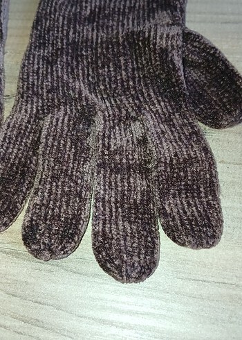 Marks&spencer kahverengi  Örgü Kadın Eldiven - Görsel 4