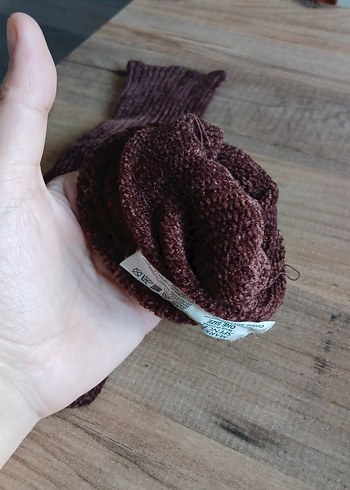 Marks&spencer kahverengi  Örgü Kadın Eldiven - Görsel 6