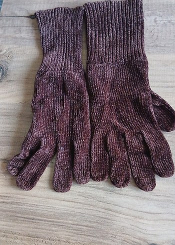 Marks&spencer kahverengi  Örgü Kadın Eldiven - Görsel 2